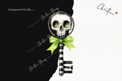 Whimsical Key Clipart | Halloween PNG Product Image 2