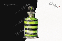 Whimsical Potion Bottle Clipart | Halloween PNG Product Image 2