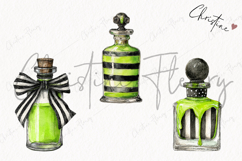 Whimsical Potion Bottle Clipart | Halloween PNG Product Image 3