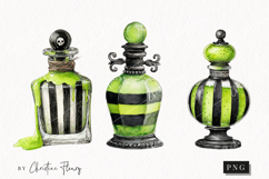 Whimsical Potion Bottle Clipart | Halloween PNG Product Image 1