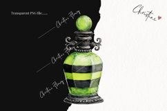 Whimsical Potion Bottle Clipart | Halloween PNG Product Image 2