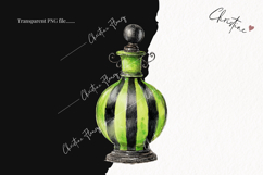 Whimsical Potion Bottle Clipart | Halloween PNG Product Image 2