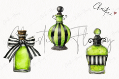 Whimsical Potion Bottle Clipart | Halloween PNG Product Image 3