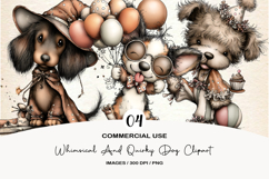 Whimsical And Quirky Dog Clipart Product Image 1