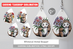 Earring Whimsical Animal Bouquet Product Image 1