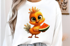 Whimsical Animals Fruit Clipart Product Image 3