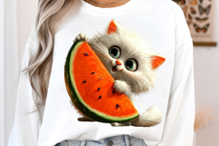 Whimsical Animals Fruit Clipart Product Image 3