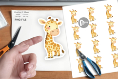 Whimsical Animal Parade Sticker Product Image 1