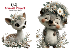 Whimsical Animals Clipart Product Image 1