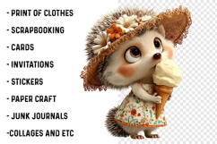 Whimsical Animals Summer Clipart Product Image 2
