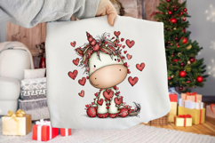 Whimsical Animals Valentine Day Clipart Product Image 2