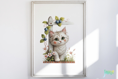 Whimsical Animals with Fruits Clipart Product Image 2