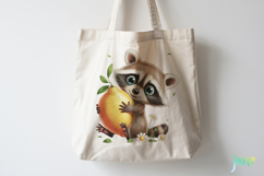 Whimsical Animals with Fruits Clipart Product Image 3