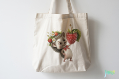 Whimsical Animals with Fruits Clipart Product Image 5