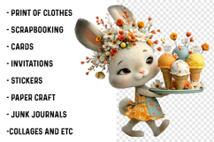 Whimsical Animals Summer Clipart Product Image 2