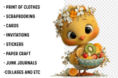 Whimsical Animals Summer Clipart Product Image 2