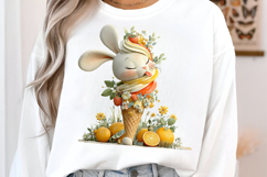 Whimsical Animals with Summer Drinks Clipart Product Image 3