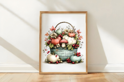 Whimsical Autumn Basket Clipart Product Image 3