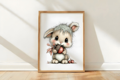 Whimsical Autumn Bunny Clipart Product Image 3