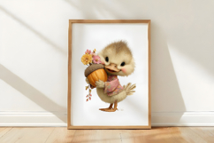Whimsical Autumn Duck Clipart Product Image 3