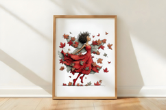Whimsical Autumn Fairy Clipart Product Image 3