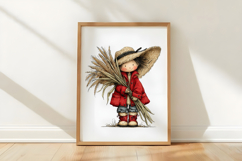 Whimsical Autumn Farm Clipart Product Image 3