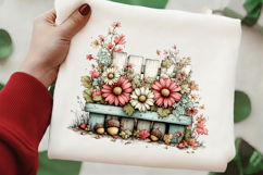 Whimsical Autumn Fence Clipart Product Image 2