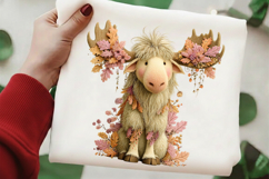 Whimsical Autumn Moose Clipart Product Image 2