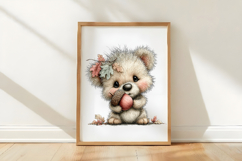 Whimsical Autumn Teddy Bear Clipart Product Image 3