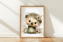 whimsical baby hedgehog PNG Product Image 2