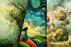 Whimsical Digital Paper Bundle Product Image 6