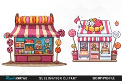 Whimsical Bakery Sublimation PNG Clipart Product Image 1