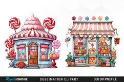Whimsical Bakery Sublimation PNG Clipart Product Image 1
