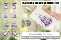 Baking Queen Kitchen Glass Can Product Image 1