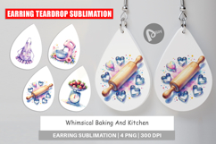 Baking Queen Kitchen Earring Product Image 1