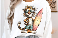 Whimsical Beach Animals Clipart Product Image 3