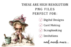 Whimsical Beach Animals &amp; Kids Clipart Product Image 2