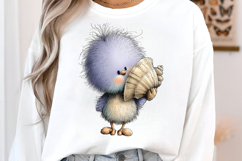 Whimsical Beach Birds Clipart Product Image 3