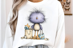 Whimsical Beach Birds Clipart Product Image 3