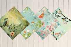 Whimsical Bird Digital Paper Bundle Product Image 3