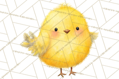 Pastel Bird PNG, Whimsical Bird Art, Fluffy Bird Clipart Product Image 4