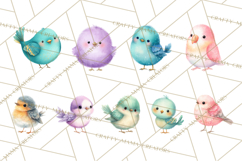 Pastel Bird PNG, Whimsical Bird Art, Fluffy Bird Clipart Product Image 5