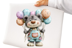 Whimsical Birthday Animals Clipart Product Image 2