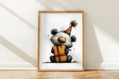 Whimsical Birthday Animals Clipart Product Image 3