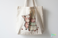 Whimsical Birthday Animals PNG Clipart Product Image 5