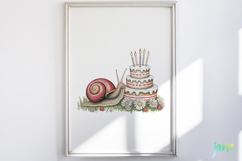Whimsical Birthday Animals PNG Clipart Product Image 2