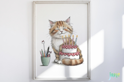 Whimsical Birthday Animals PNG Clipart Product Image 2