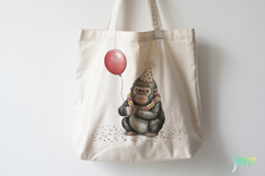 Whimsical Birthday Animals PNG Clipart Product Image 3