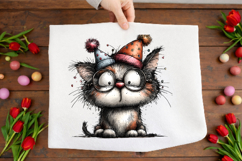 Whimsical Birthday Cats Clipart Product Image 2