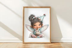 Whimsical Birthday Fairy Clipart Product Image 3